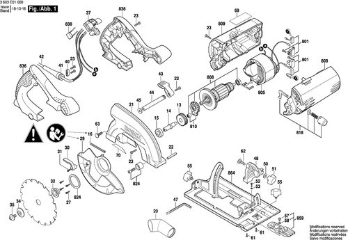 Bosch pks 55a - 55a, handkreissäge