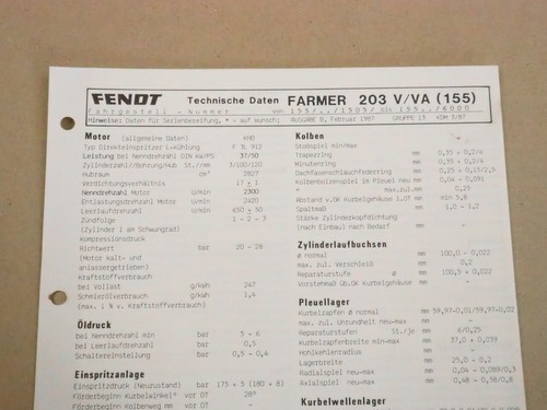 Fendt farmer 203 - fendt, v/va