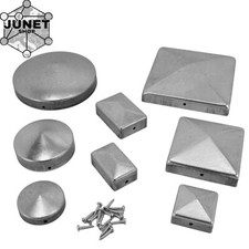 Pfostenkappen Zaunkappen Metall verzinkt/roh Zaunkappen Pfostenschutz Zaun neu