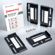 SIMPLE FIX 2.0 | 2 Kennzeichenhalter Set | Rahmenlose Kfz Nummernschildhalter