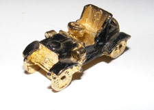 Vintage Messing Modell Auto Oldtimer Ford T PKW Setzkasten