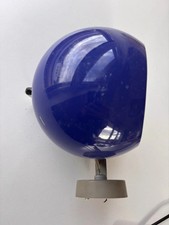 Space Age Blau /Lila Eyeball Wandlampe, Vintage, 1970, Metal, Panton, Dänisch