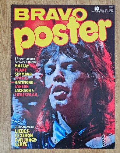 Bravo poster magazin 1973 - bravo, 10/1973
