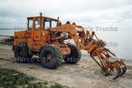 Lkw foto ahlmann bagger - lkw, orange
