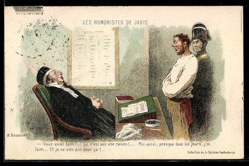 Künstler sign daumier - sign., h.