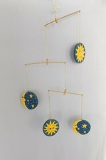 Holz Mobile Sonne Mond Sterne