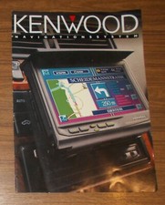 Seltene Werbung | Broschüre KENWOOD Navigationssysteme KVC-1000 KNA-D 100 2000