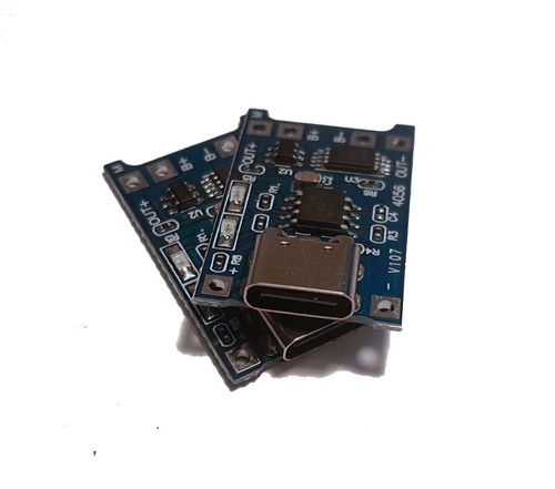 Tp4056 18650 lademodul - lademodul, usb-c