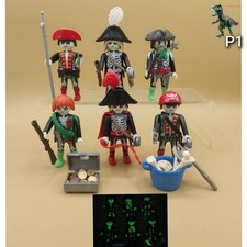 Playmobil Crew Geisterpiratenschiff - sie leuchten im Dunkeln - Skelette
