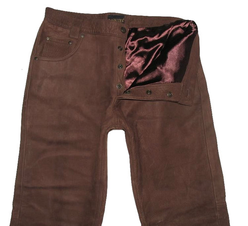 Dakota herren lederjeans - dakota, /