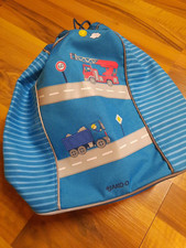 Jako-o Rucksack Sporttasche Blau Fahrzeuge  ! Neuwertig ! Kindergarten Tasche 