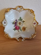 Antike Prunk- Porzellanschale