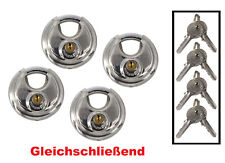4x Vorhängeschloss