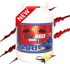 BULL-MASS-GAINER 1500g, Extremer Masseaufbau, Anabolika, Steroide, Testosteron
