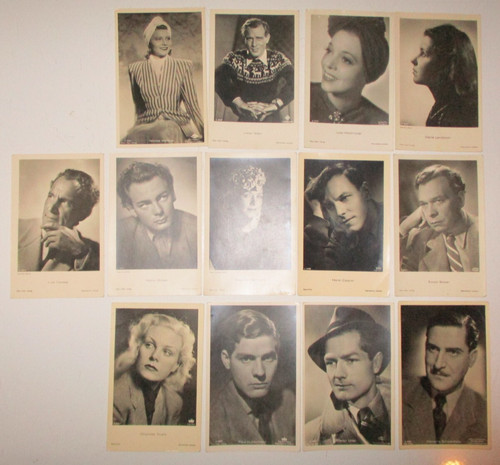 Filmstars filmpostkarten - filmstars,