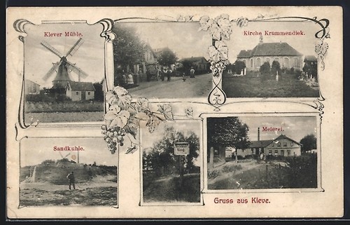 Kleve holstein meierei - ak,