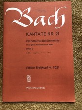 Kantate Bach BWV 21
