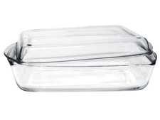 Pasabahce 59009 Borcam Auflaufform Servierform und Backform rechteckig aus Glas