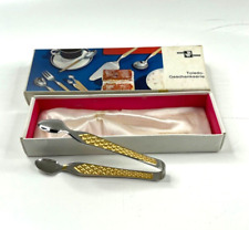 Wirths Bestecke Toledo Geschenkserie Zuckerzange Griff hartvergoldet