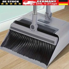 Kehrschaufel und Bürsten + Langem Stiel Kehrschaufel Besen Aufrechter Grau