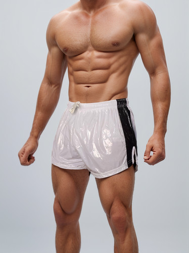Shiny athletic sprint shorts - athletic,