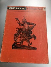 Prospekt Deutz schlepper post 1959 Schlepper Brochüre Zeitschrift 10