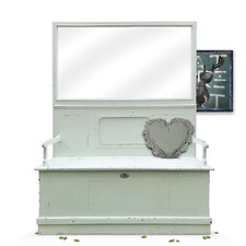 Truhenbank jugendstil antike - truhenbank,