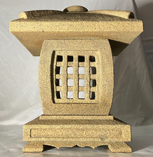 Zen Braun Stein Laterne