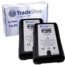 2x Li-Ion V-Mount Akku 14,4V