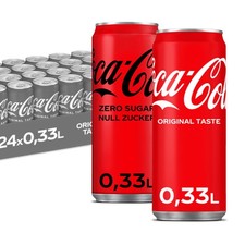 24 x ORIGINAL Coca Cola !ALLE SORTEN! inkl. Pfand | 330ml Dosen