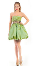 HBH kurz Abendkleid, mit Ballrock,Reißverschluss,Farbe:Grüne,Größe:36-46