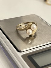 Gold Ring 585 14k Karat Perlen Kein 333 375 750 