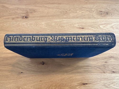 Buch 1934 hindenburg aus - hindenburg,