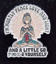 Anstecker Pin Oohhmm " Peace