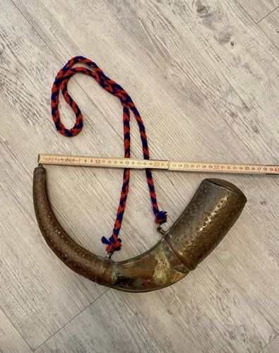 Vintage pulverhorn jagd - pulverhorn,