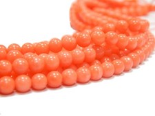 Koralle Edelstein Perlen Rund