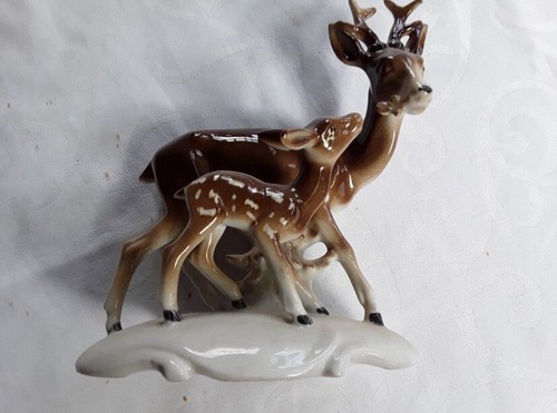 Hirsch porzellan seltenes - -,