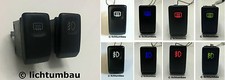 Golf 2 Digifiz Schalter Heckscheibenheizung + NSW / NSL mit LED Wunschfarbe