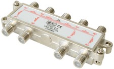 SAT Verteiler 8-fach Splitter 5-2500MHz 100dB digital Kabel TV DVB-T HDTV UKW