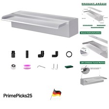 Edelstahl Wasserfall Set 60cm