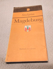 ALTER STADTPLAN MAGDEBURG DER DDR 1;20 000