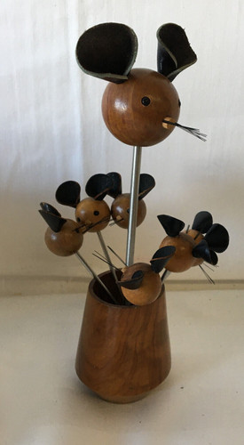 Mid century teak party - teak, gabeln