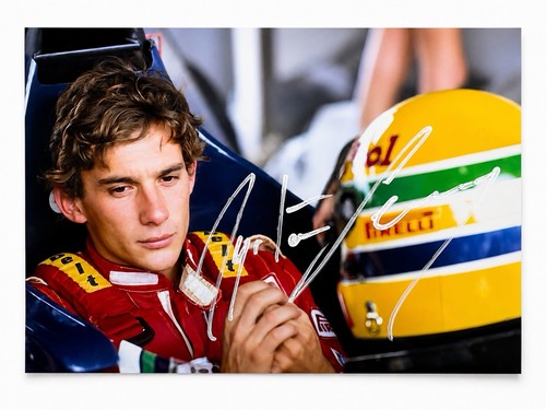 Ayrton senna handsigniert - ayrton,