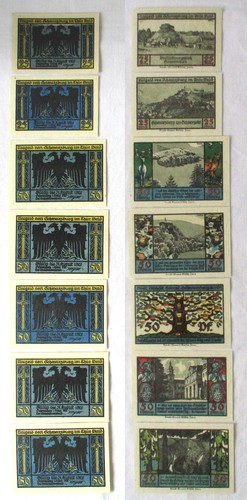 Banknoten notgeld der stadt - notgeld,