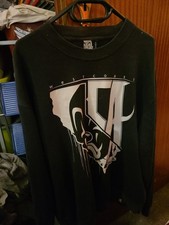 Joker Brand Schwarz Pullover Gr. XXL 90s early 2000er Rap LA vintage 2xl urban