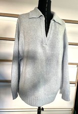 BETTER RICH Pulli oversized Hellblau Gr. L,  75 % Wolle 25 % PA