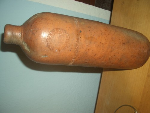 Alte flasche steinzeug - flasche,