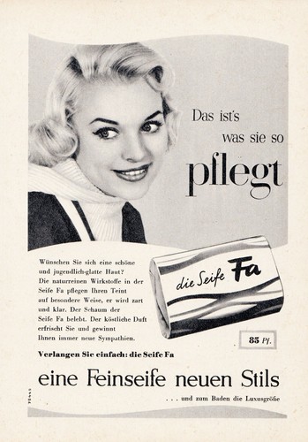 3w3358 alte reklame von - alte,