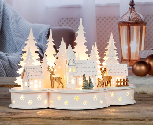 Led weihnachtsstadt 30cm - led,