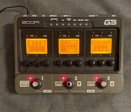Zoom multieffects pedal - zoom,
